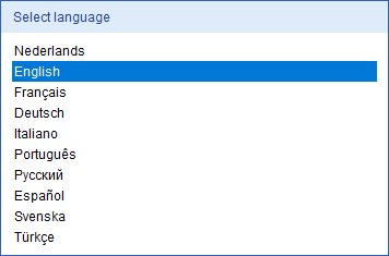 1. Supported languages