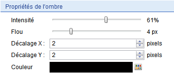 7. Propriétés de l'ombre