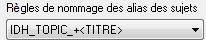 7. Modèle des alias de sujet