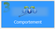 1. Bouton Mode édition de comportement