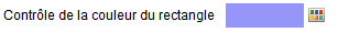 4. Couleur du rectangle de contrôle