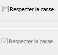 7. Comparaison sensible à la casse