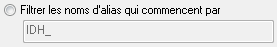 1. Filtrer les noms d'alias qui commencent par