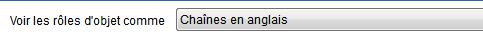 1. Langue des rôles