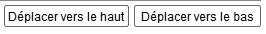 3. Déplacer vers le haut & vers le bas