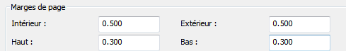 5. Marges de page