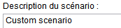 2. Description du scénario