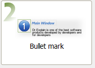 4. Bullet mark editing mode
