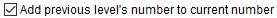 9. Previous level  concatenation 