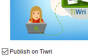 6. Publish on tiwri.com