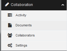 1. Collaboration section menu