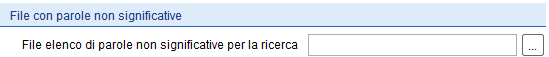 4. Elenco di parole non significative per la ricerca FTS