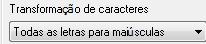 6. Transformação entre maiúsculas e minúsculas