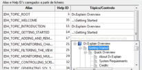 2. Alias e Help ID carregadas a partir de ficheiro