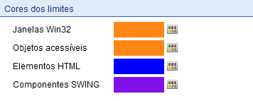 9. Cores de contorno