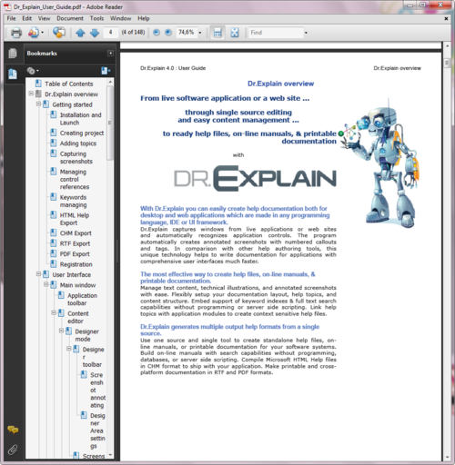 Creating printable manuals in PDF Creating printable manuals in PDF