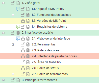Bloqueio de tópicos