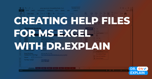 How to Create Help Files for MS Excel (VBA) Windows-Application in Dr.Explain