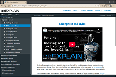 Create online manuals Create online manuals