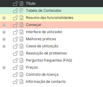 Modelo gratuito de guia do usuário para serviço web