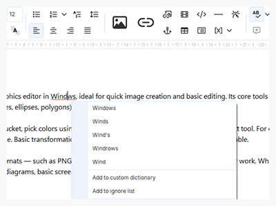 Spell checking Spell checking
