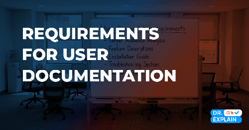 User documentation requirements User documentation requirements