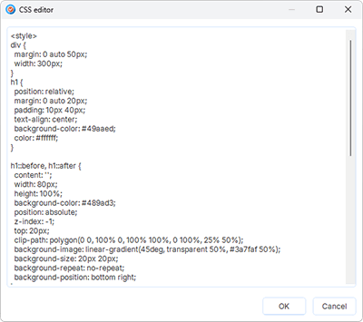 Customizing documentation pages with CSS Customizing documentation pages with CSS
