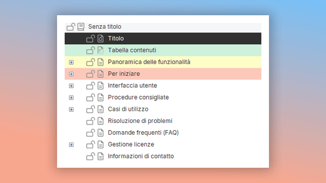 modelli gratuiti per manuali utente software