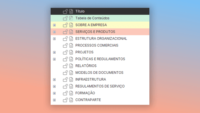modelo gratuito de base de conhecimento corporativa