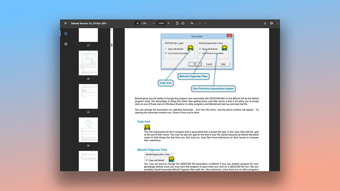 export user guide to pdf