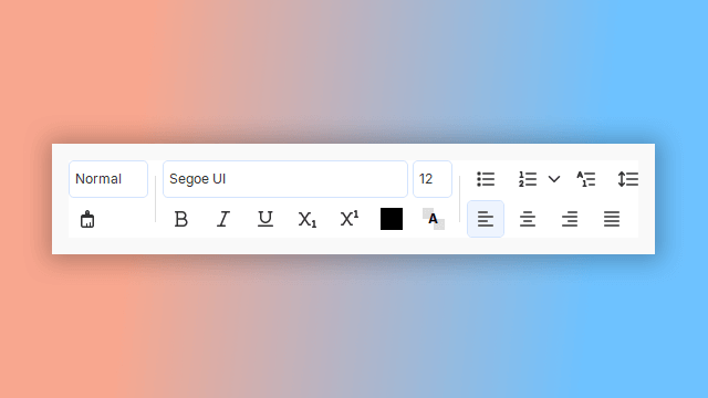 working with text in help authoring tool