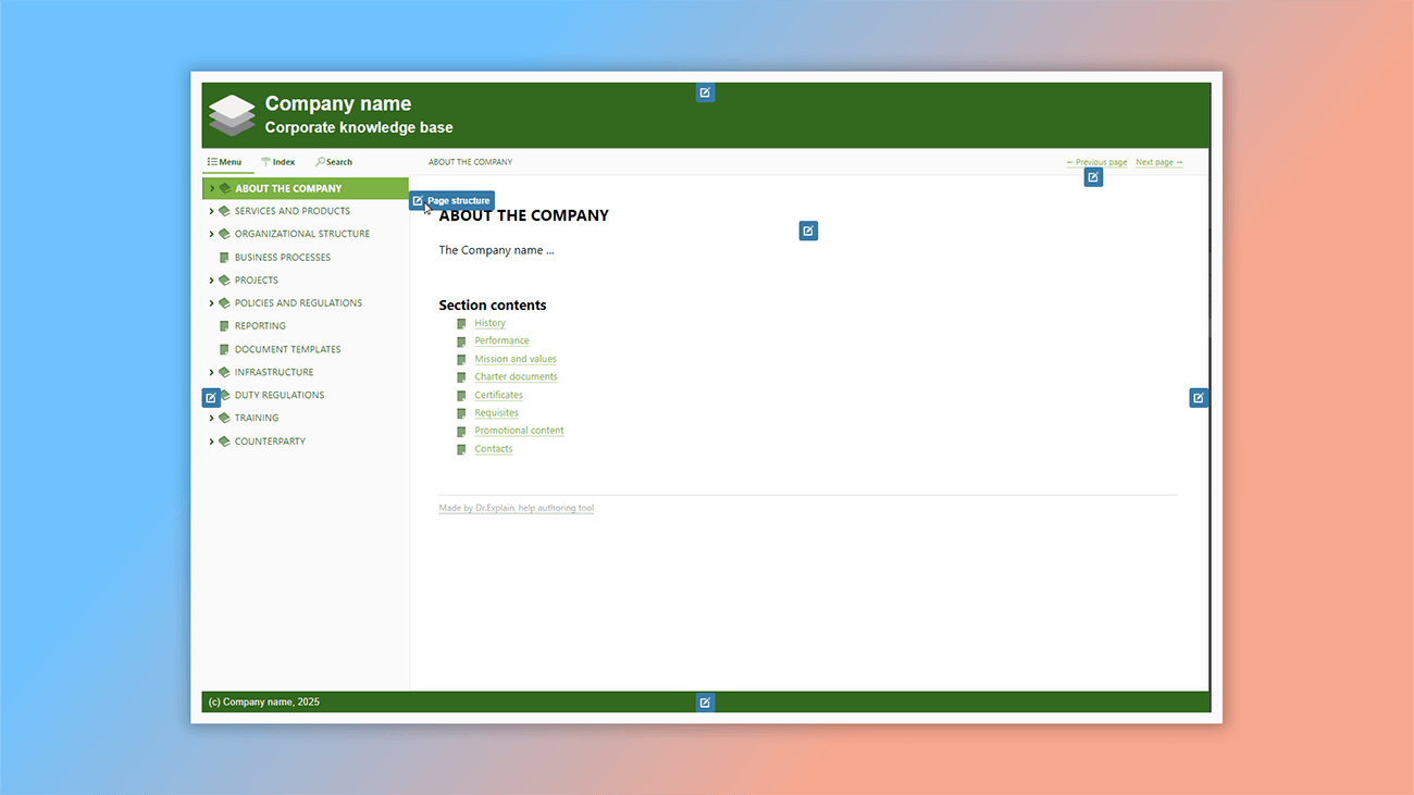 how to customize online user guide in help authoring tool
