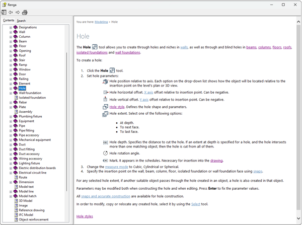 CHM help file