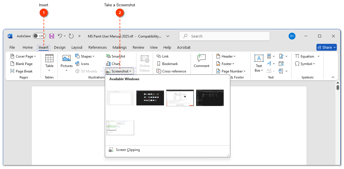how to make annotated screenshots in Windows 11