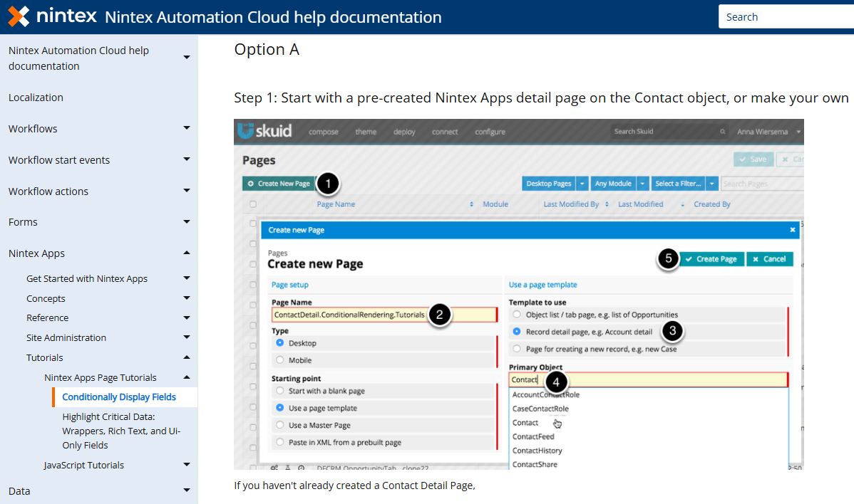 use of screenshots and explanatory images in help information