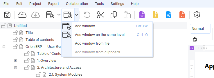 Screen capture button on the Dr.Explain toolbar
