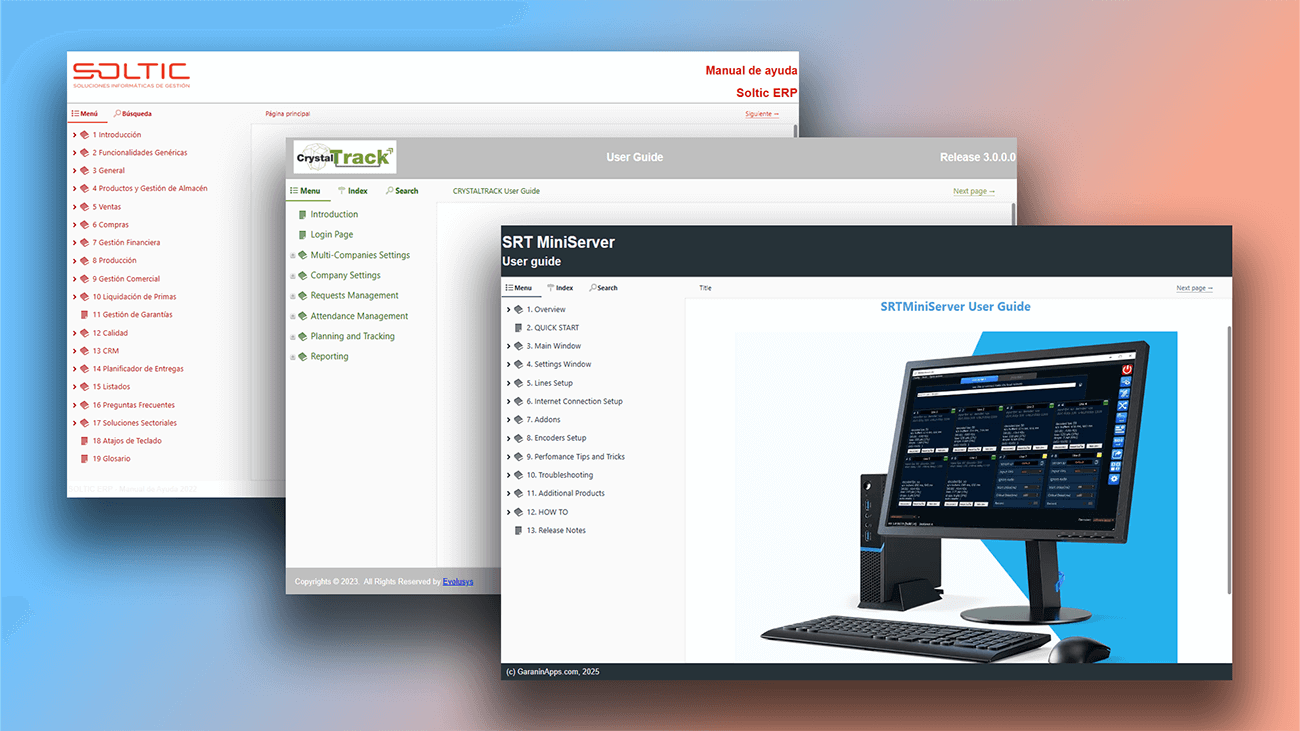Exemples de documentation utilisateur