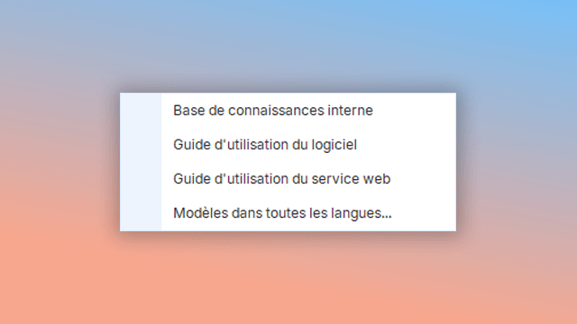 modèles prêts à l'emploi