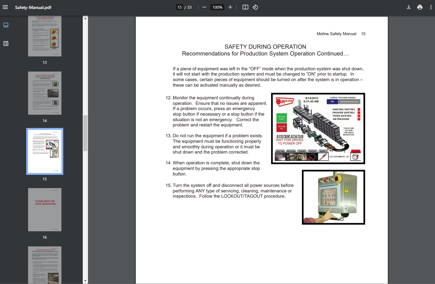 visibility in user documentation