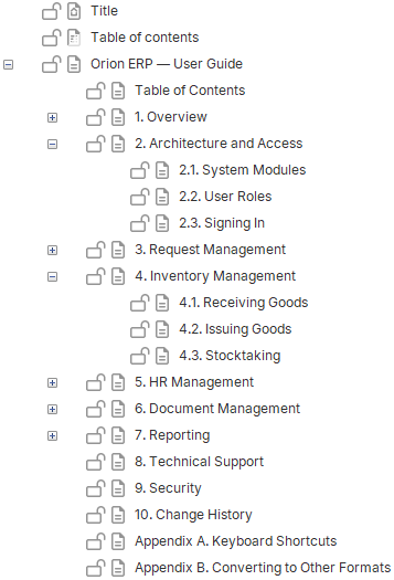 Topic tree in Dr.Explain