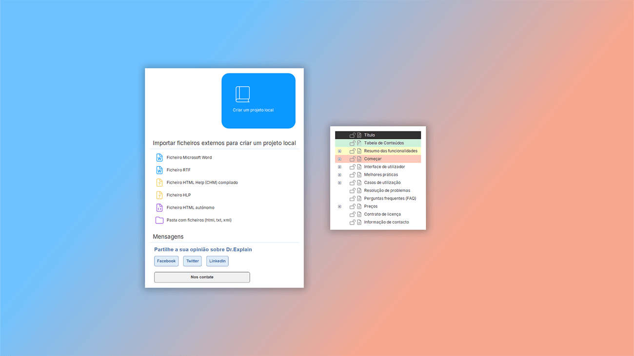 modelos prontos para guias de usuário