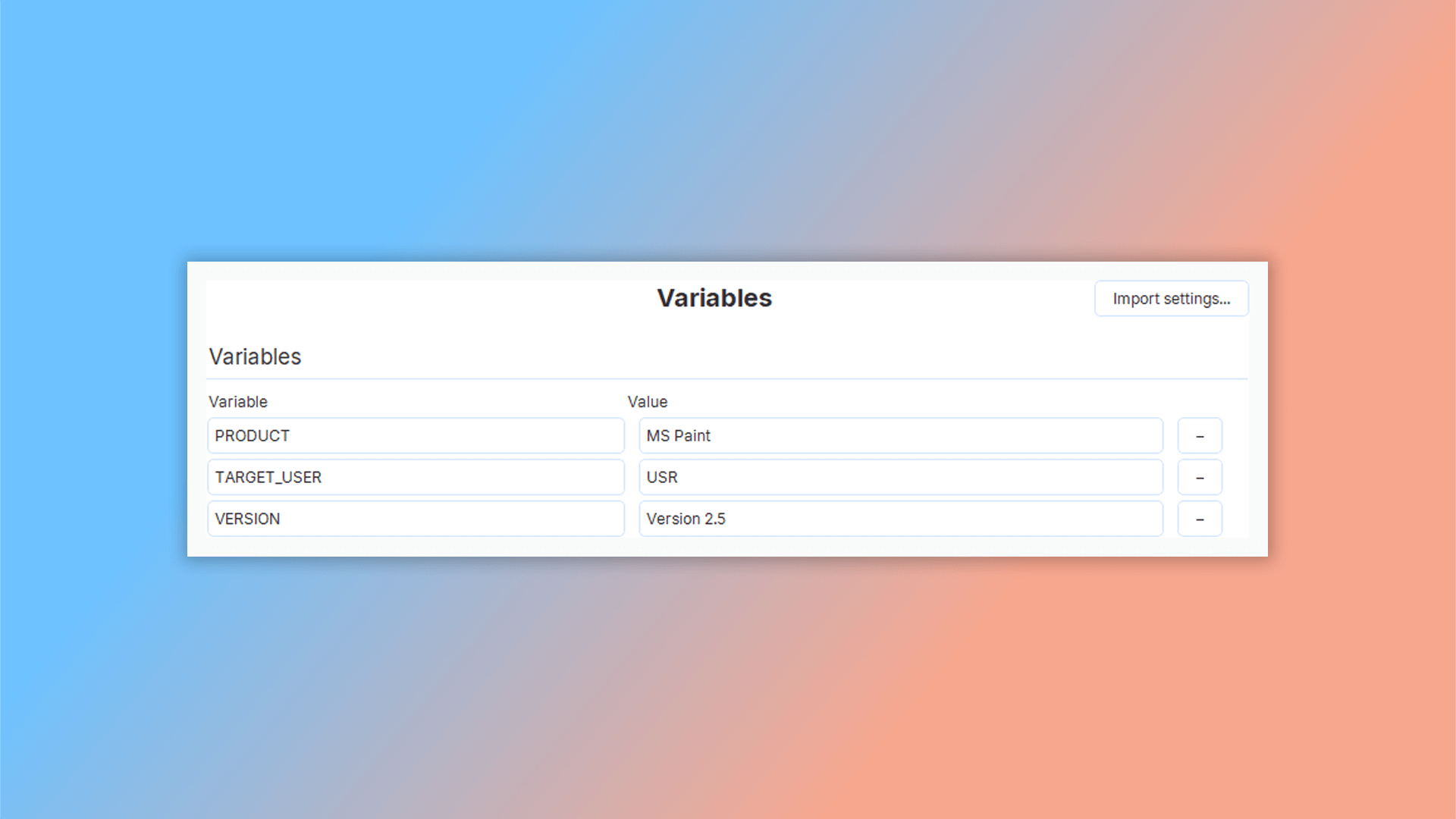 how to use variables in help authoring tool