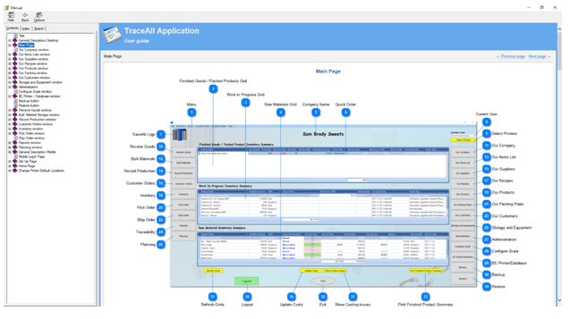 example of exporting BPM system help documentation
