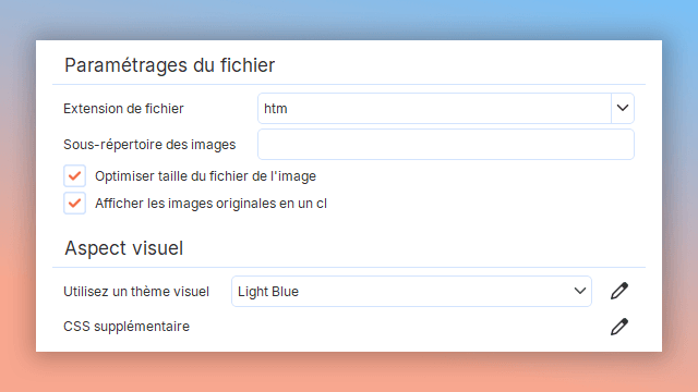 personnalisation des styles de guide utilisateur avec le CSS