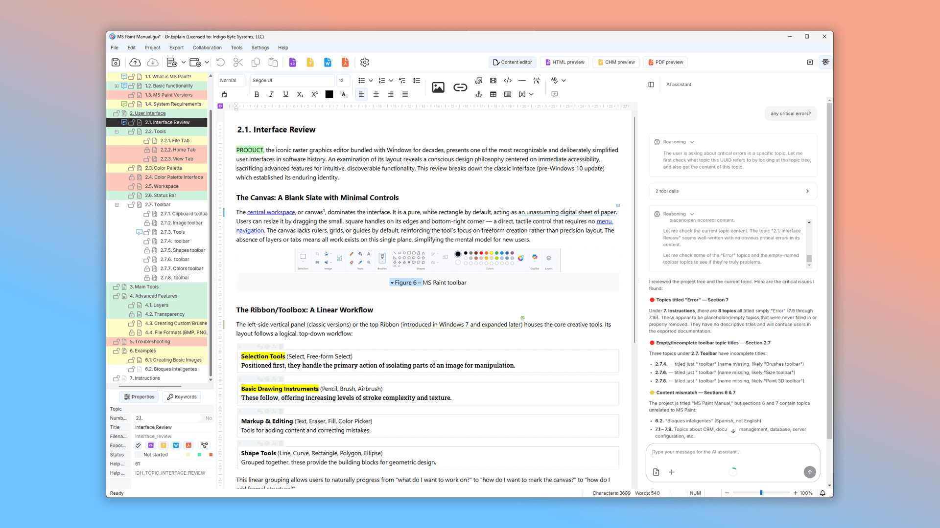 help authoring tool with ai assistant