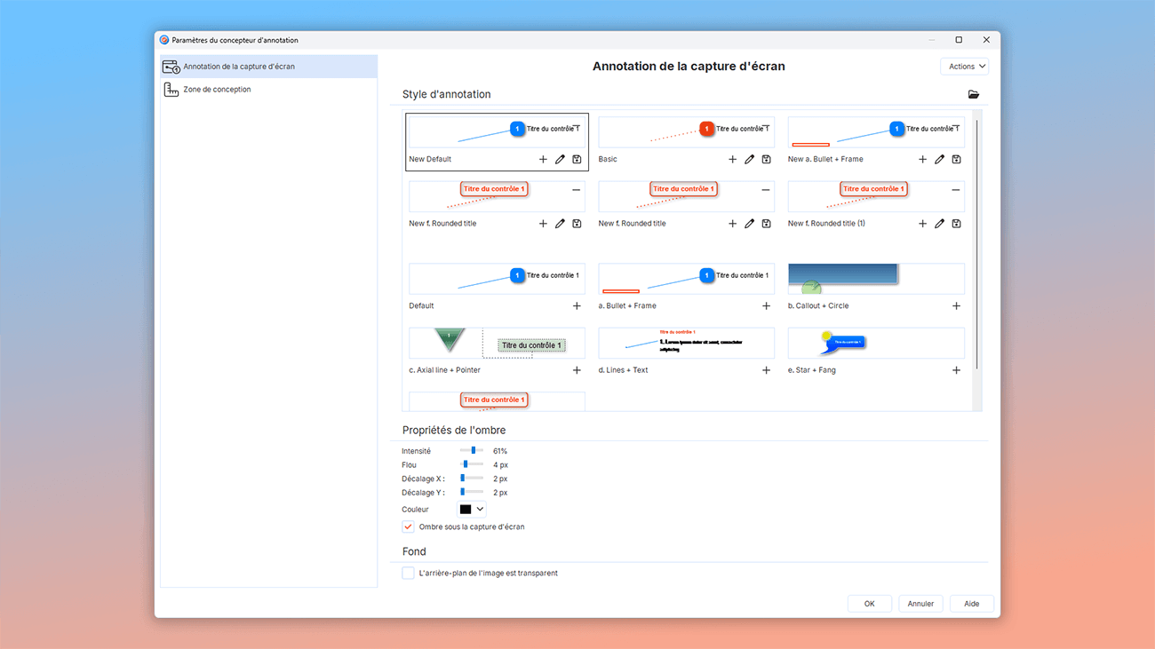 outil de rédaction d'aide avec annotation d'image