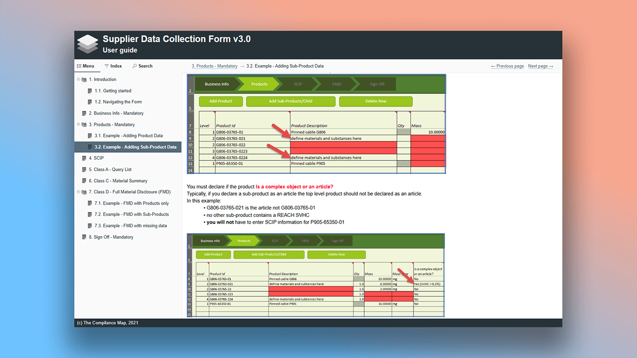 online user guide example