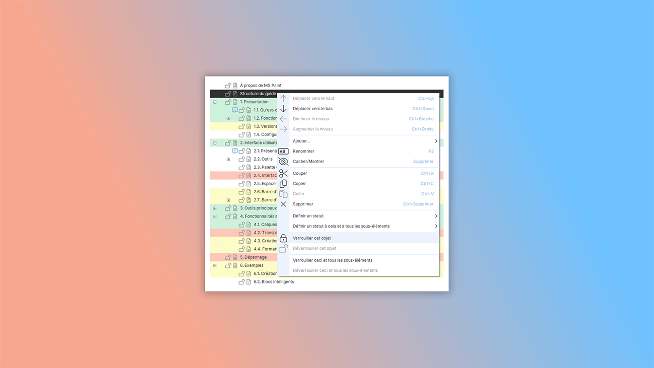 verrouiller des sujets contre l'édition