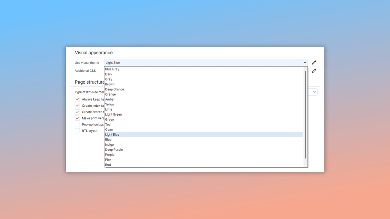 using themesin help authoring tool