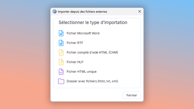 outil de rédaction d'aide pour fichiers externes